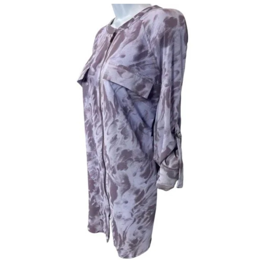 Women's Abstract Patterned Jacket - Picture 1 of 5